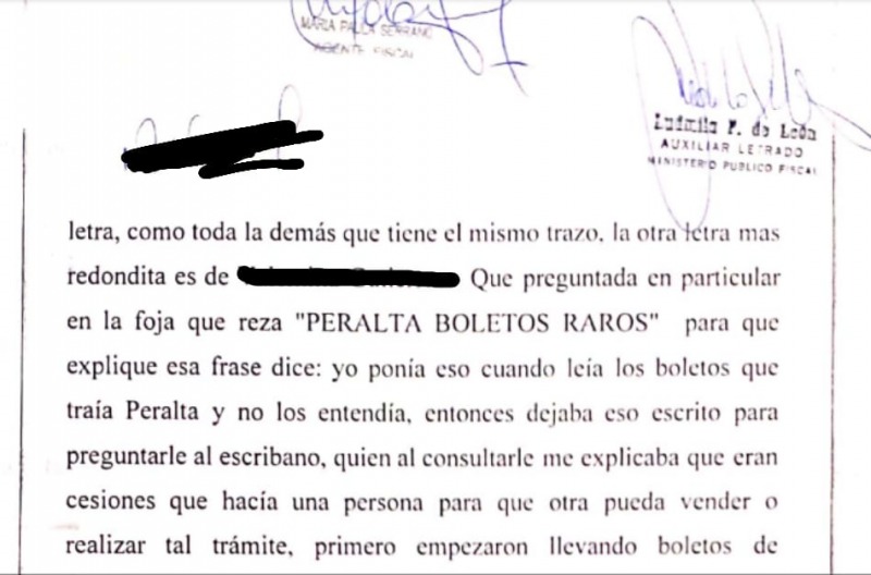 Boletos raros: la declaracin que complica ms a los acusados de la Causa Terrenos